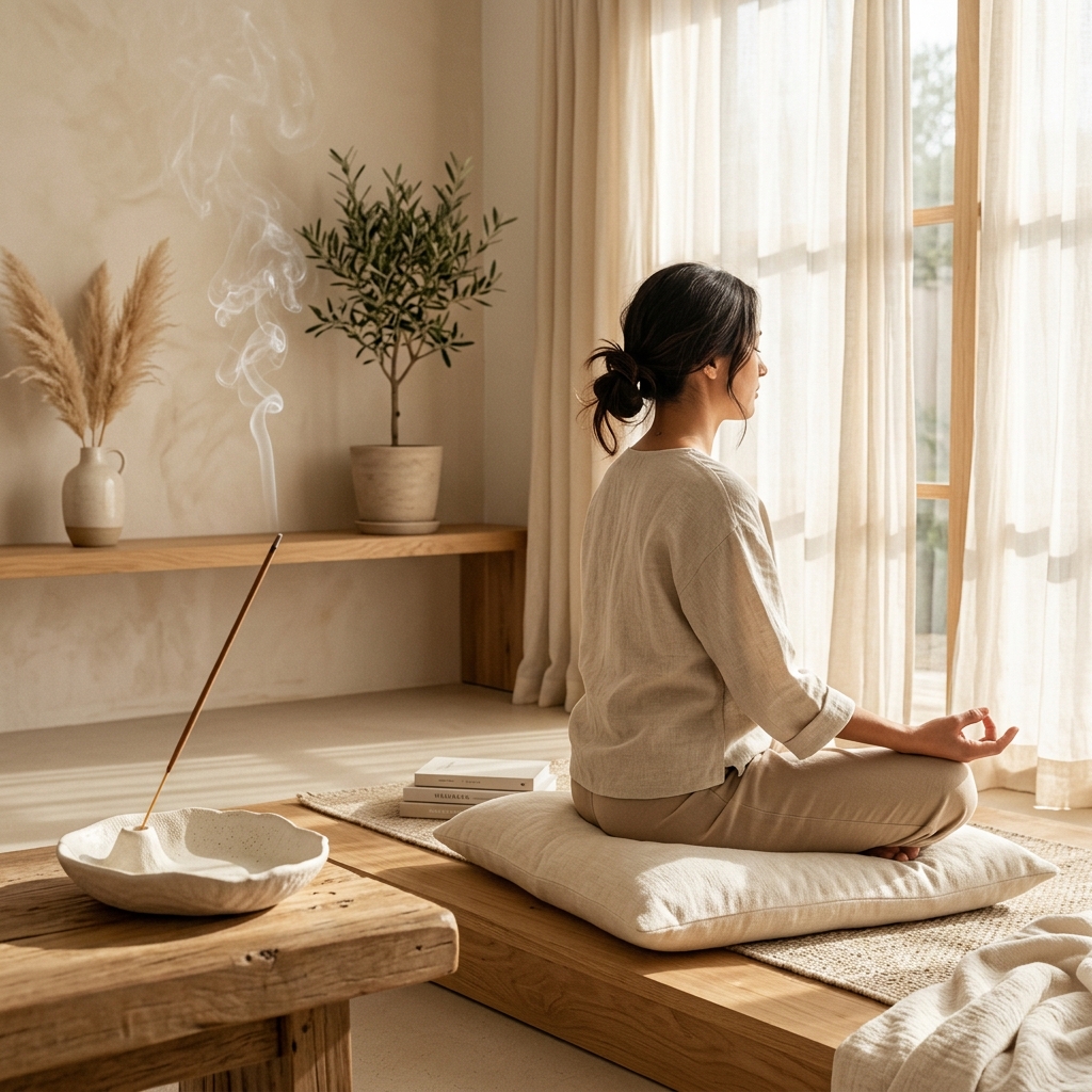 Best incense sticks for meditation and focus — calm mindfulness ritual with incense burning