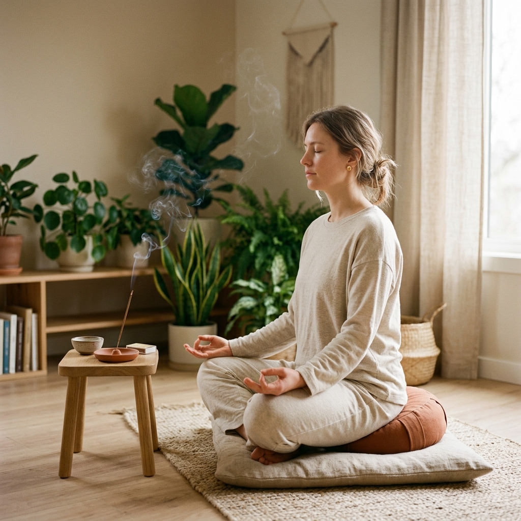 incense for stress relief and meditation