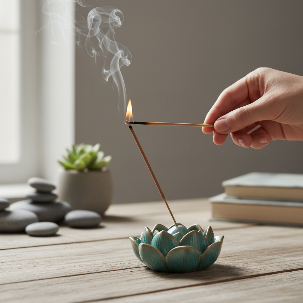 How to Burn Incense Sticks Properly: A Simple Step-by-Step Guide — incense guide article, Vismay