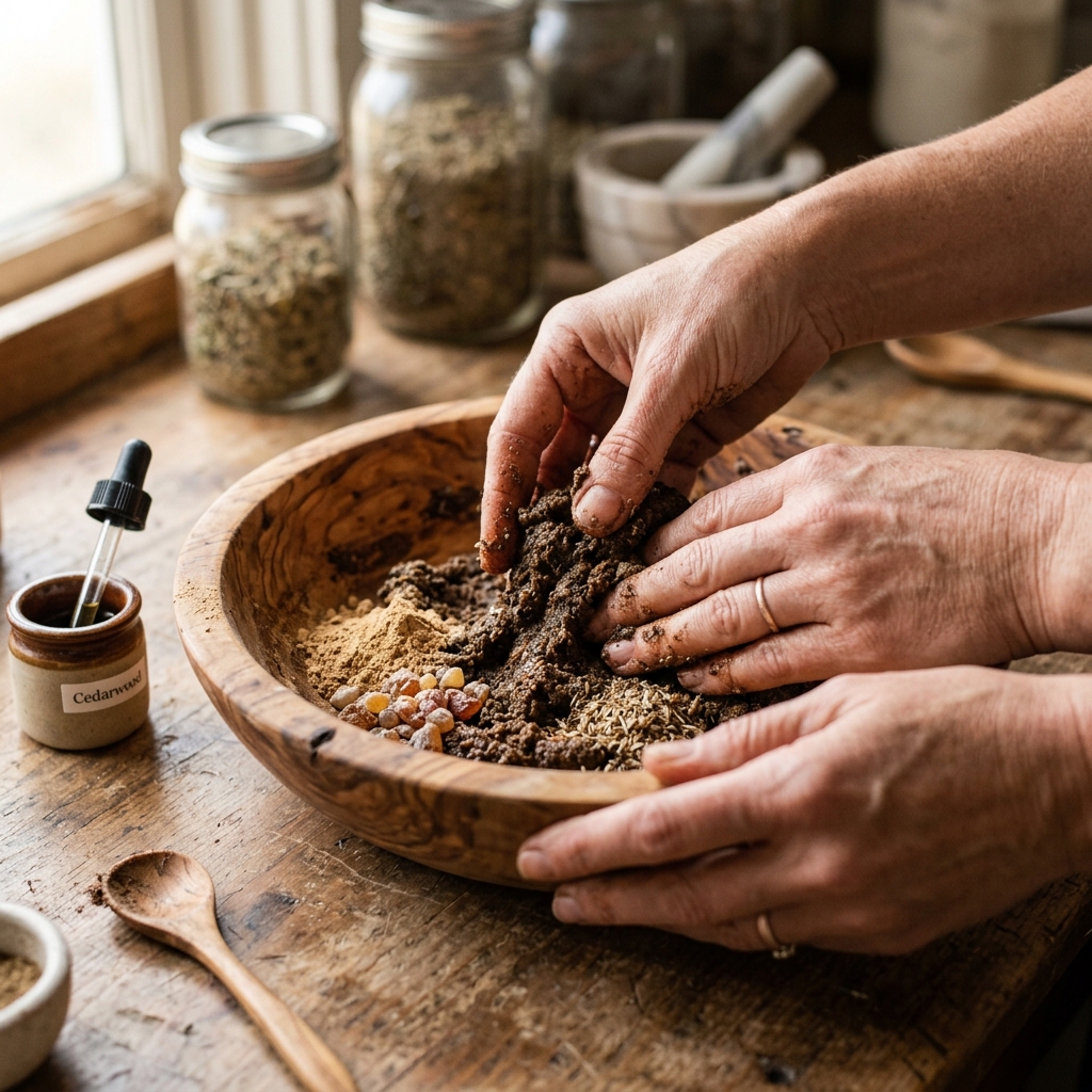 Natural incense ingredients — plant-based incense making