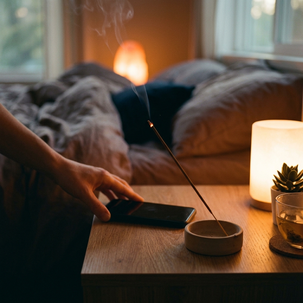 Quiet evening corner away from screens and distractions