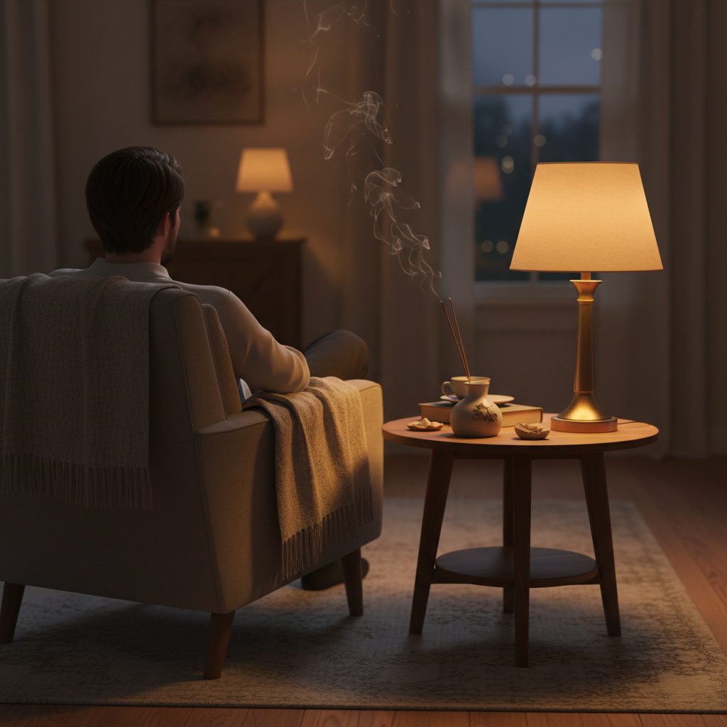 Stress relief with incense