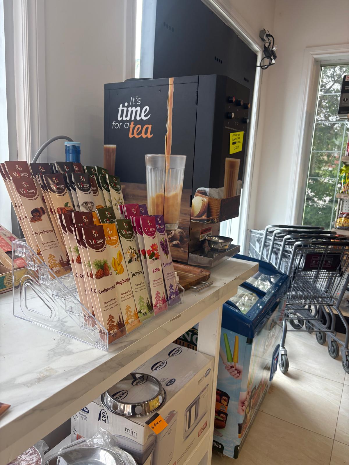 Aroma Indian Grocers — product shelves