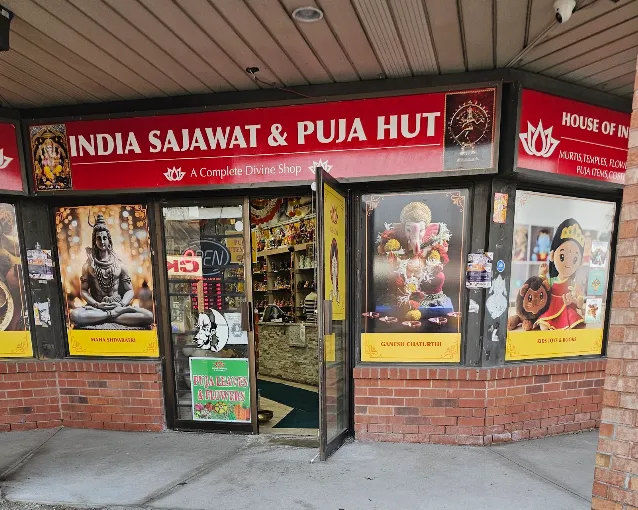 India Sajawat & Puja Hut storefront in Brampton, Ontario