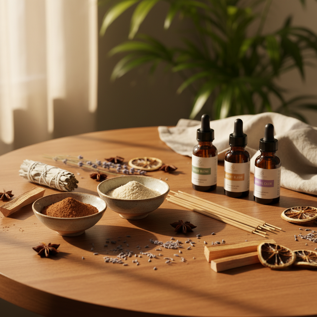 Vismay natural incense ingredients