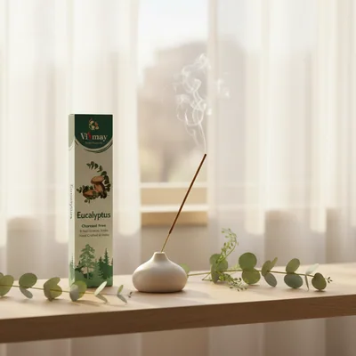 Eucalyptus incense sticks — fresh and resetting fragrance