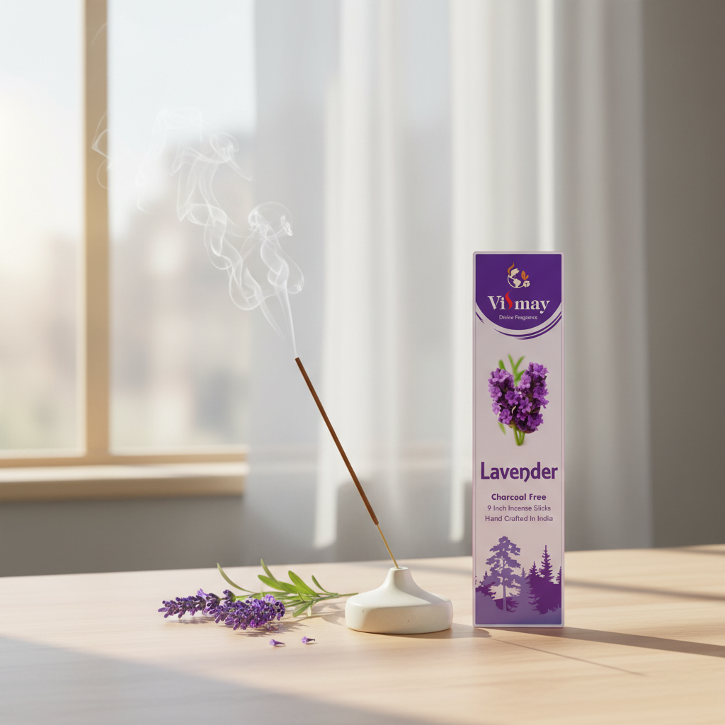 Lavender incense morning