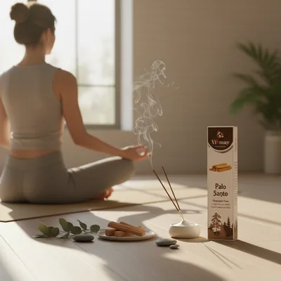 Palo Santo incense sticks — clean and grounding woody fragrance