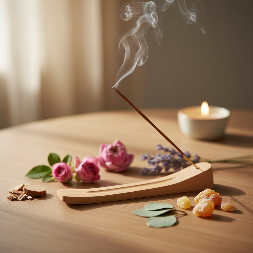 Serenity Blend incense — morning calm and mindful moments